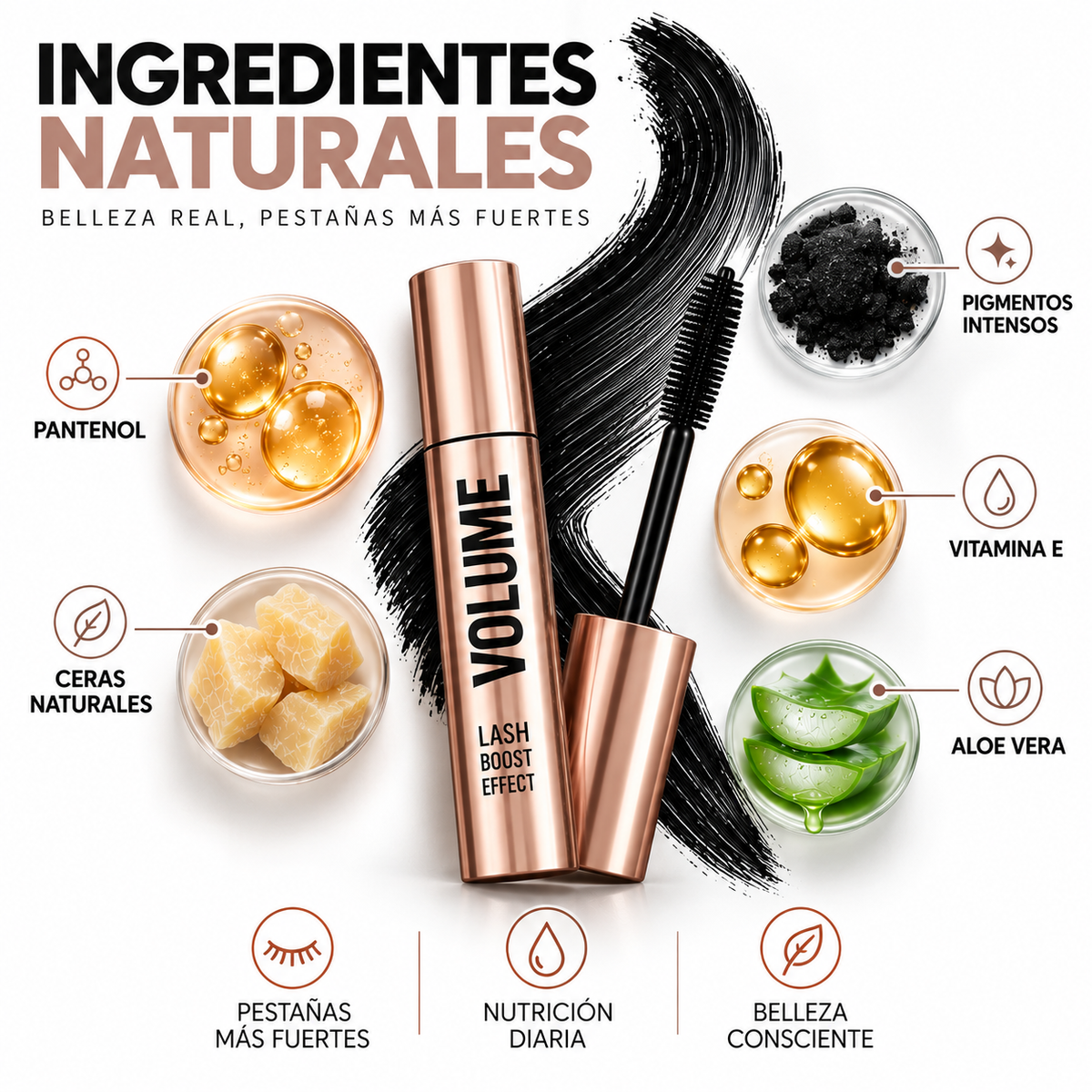 2x1 Máscara de Pestañas Ultra Volumen® | Mirada Intensa y Definida